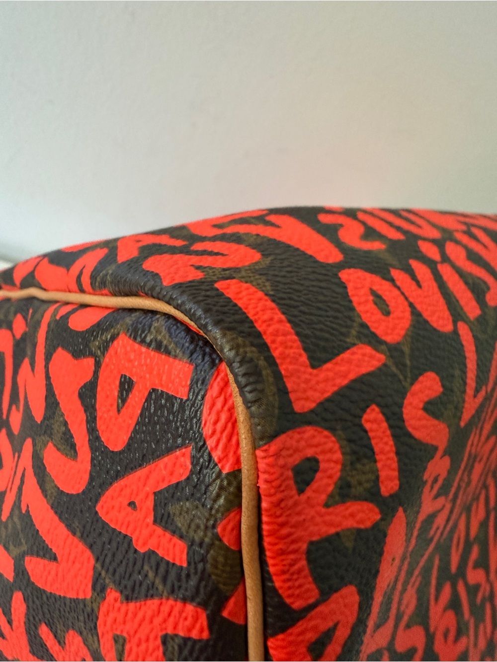 LOUIS VUITTON x Stephen Sprouse Monogram Graffiti Speedy 30 - Orange Handbag Bag - Picture 12 of 16